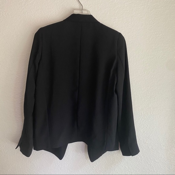 TOPSHOP black open lapel blazer SZ 2 - Picture 10 of 12